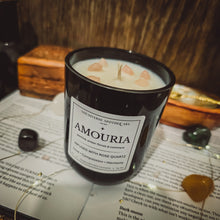 Load image into Gallery viewer, AMOURIA | CRYSTAL INFUSED CANDLE