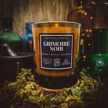 Load image into Gallery viewer, GRIMOIRE NOIR | HERB INFUSED CANDLE

